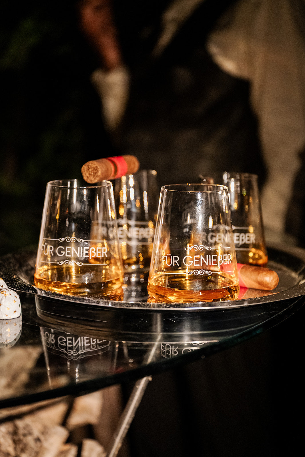 Bicchiere da whisky "Für Genießer"