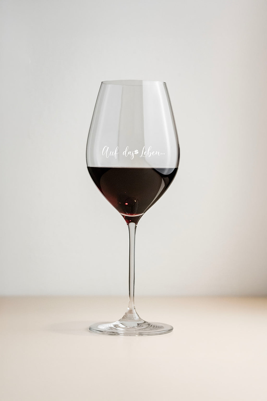 Calice da vino "Alla vita/Amore..."