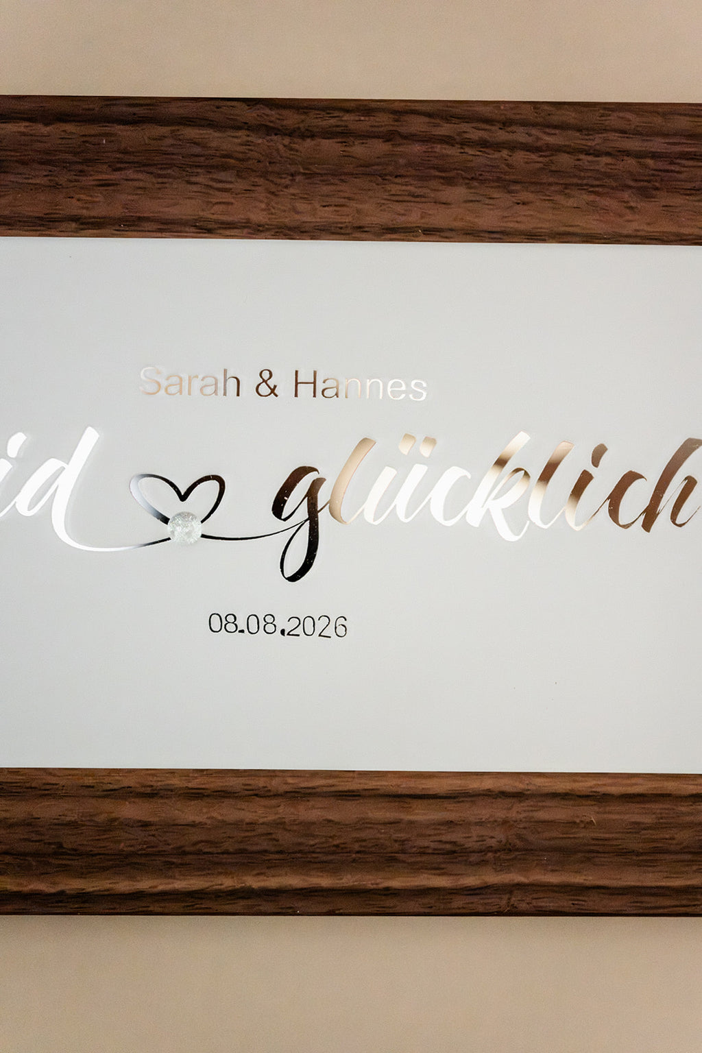Quadro "Siate felici" personalizzabile
