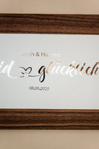 Quadro "Siate felici" personalizzabile