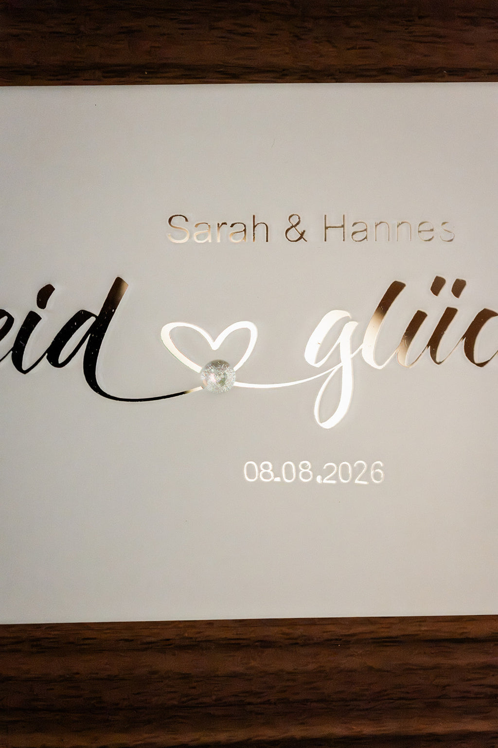 Quadro "Siate felici" personalizzabile