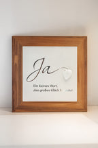 Bild "Ja, ein kleines Wort"