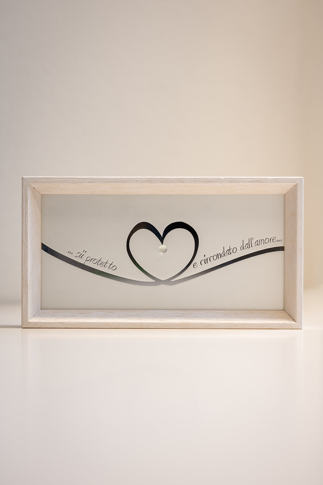 Quadro "Sii protetta/protetto e circondata/o dall'amore."
