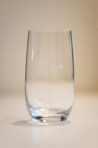 Wasserglas mit Namen