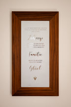 Quadro "Casa, famiglia, felicità"