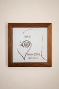 Quadro cuore Nonna / Nonno