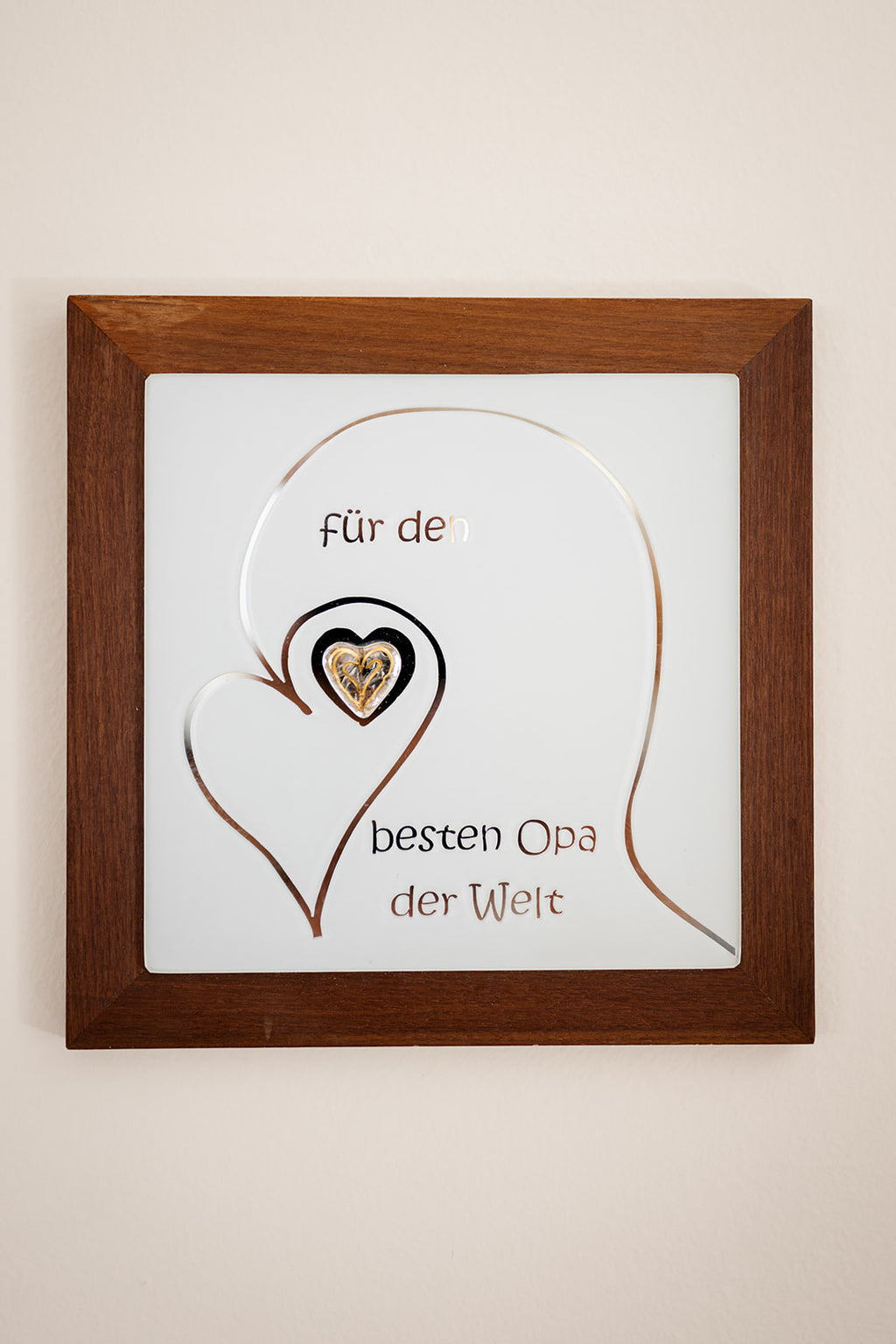 Quadro cuore Nonna / Nonno