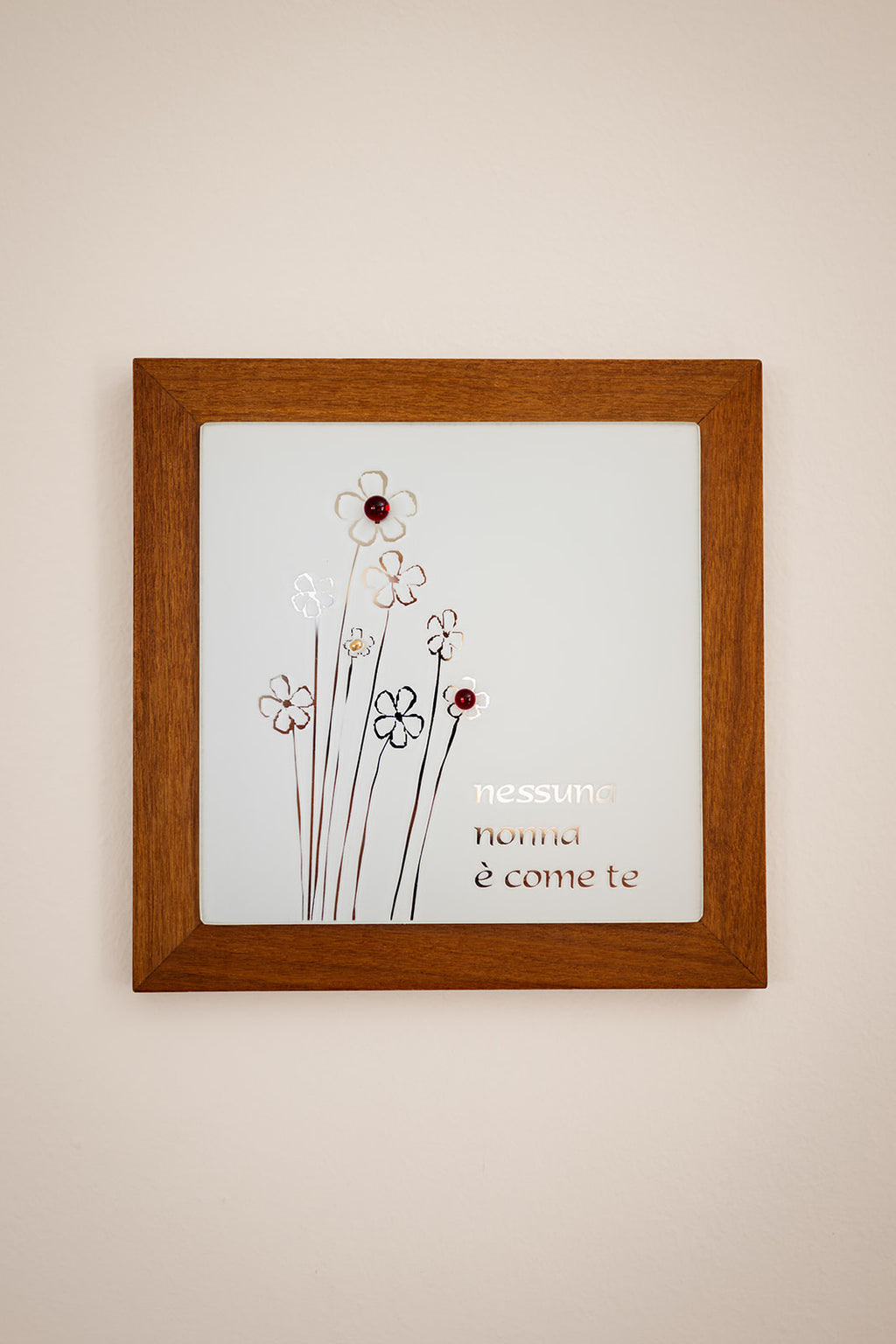 Quadro fiore nonna/nonno