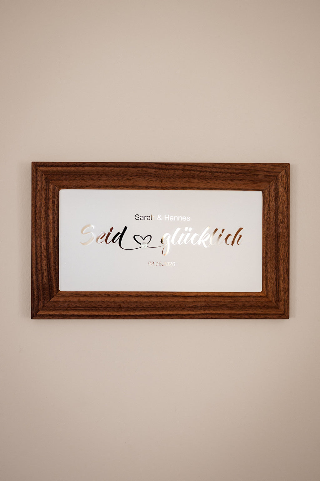 Quadro "Siate felici" personalizzabile