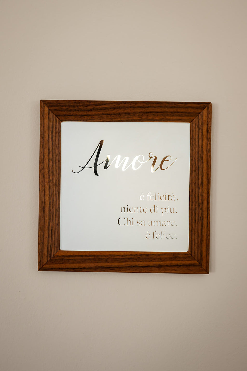 Quadro "La felicità è amore"