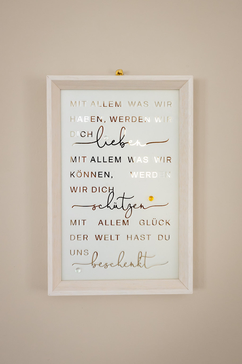 Quadro "Mit allem was wir haben"