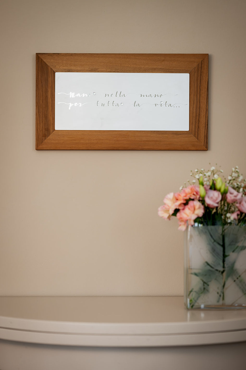 Quadro "Mano nella mano per tutta la vita"
