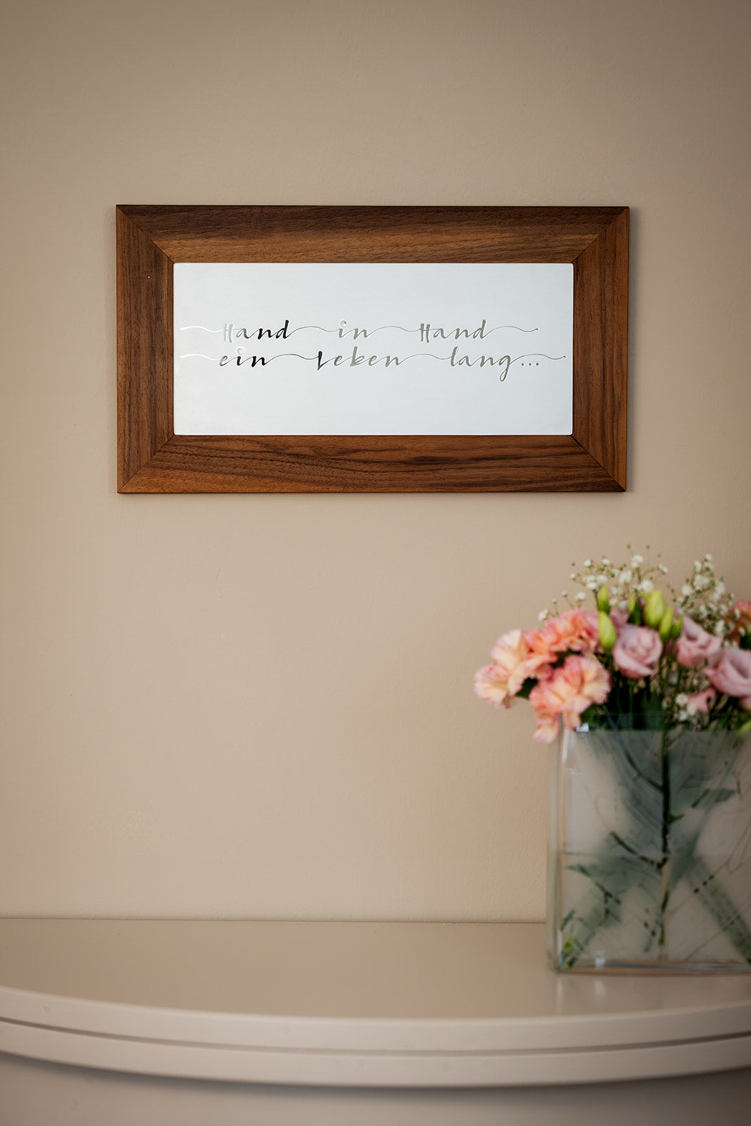 Quadro "Mano nella mano per tutta la vita"