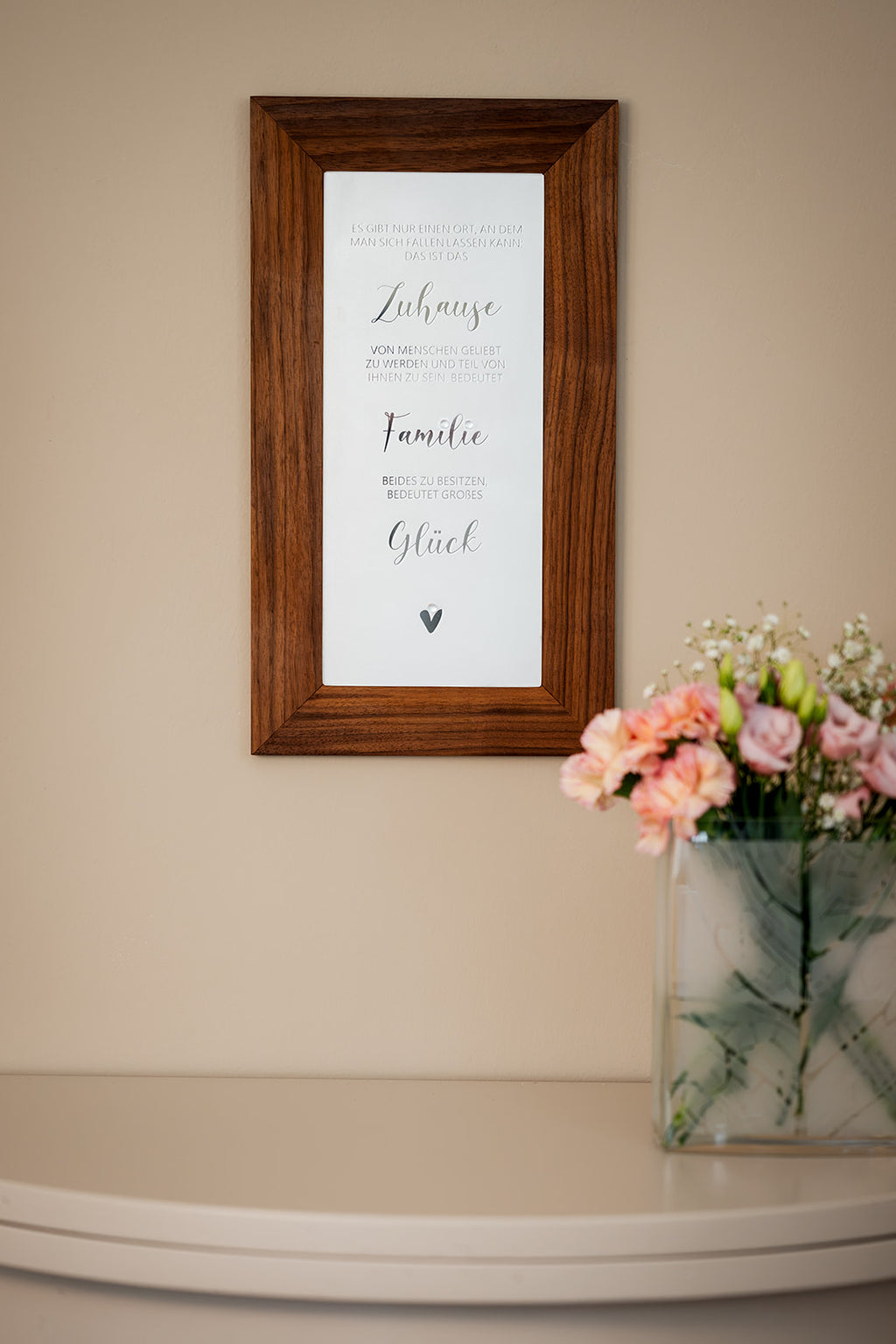Quadro "Casa, famiglia, felicità"