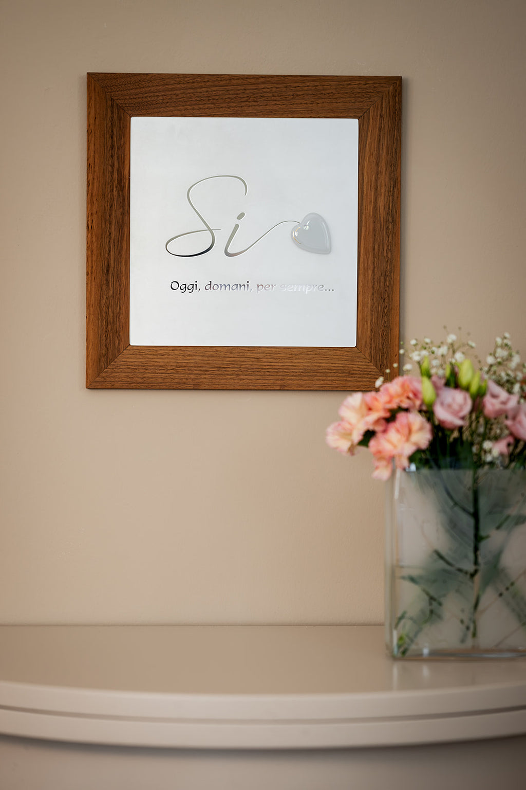 Quadro "Sì - oggi, domani, sempre"